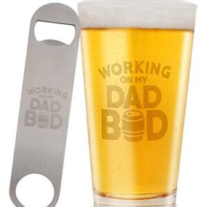 Dad Beer Glass & Bottle Opener Kit - Working on my Dad Bod Mug