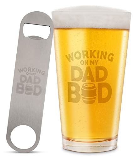 Dad Beer Glass & Bottle Opener Kit - Working on my Dad Bod Mug