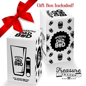 Dad Beer Glass & Bottle Opener Kit - Working on my Dad Bod Mug