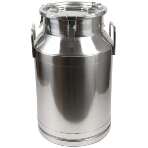 botaidahong 40l/10gallon stainless steel milk can wine pail water bucket oil barrel tea 340mm dia milk can canister dairy pot bucket liquid storage barrel