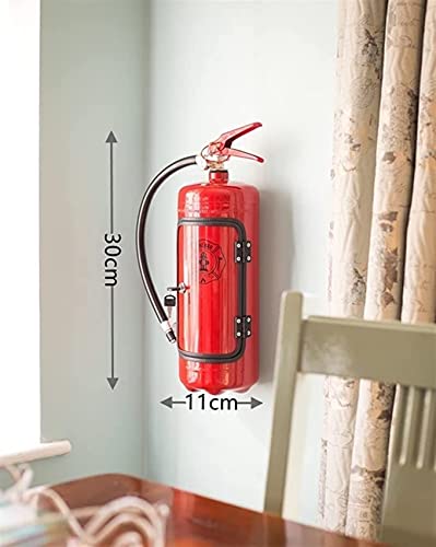 REML Fire Extinguisher Mini Bar,Novelty Fire Extinguisher,Mini Bar Collector,Cave Weird Gift,Handmade Metal Mini Bar Gift for Firefighters for Whiskey Lovers,Jar Bar Set,My Cave,My Rules,Gift Set