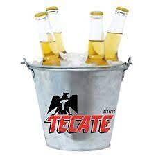 tecate beer ice bucket