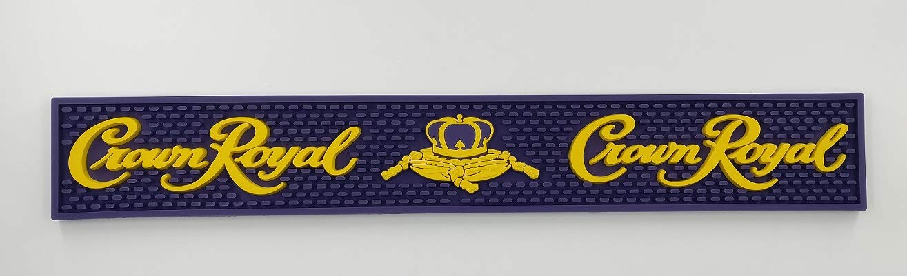 Crown Royal Rail Runner Bar Mat - Purple and Gold