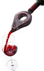 vacu vin wine aerator - dark gray - enhance your wine's flavor with the innovative vacu vin aerator