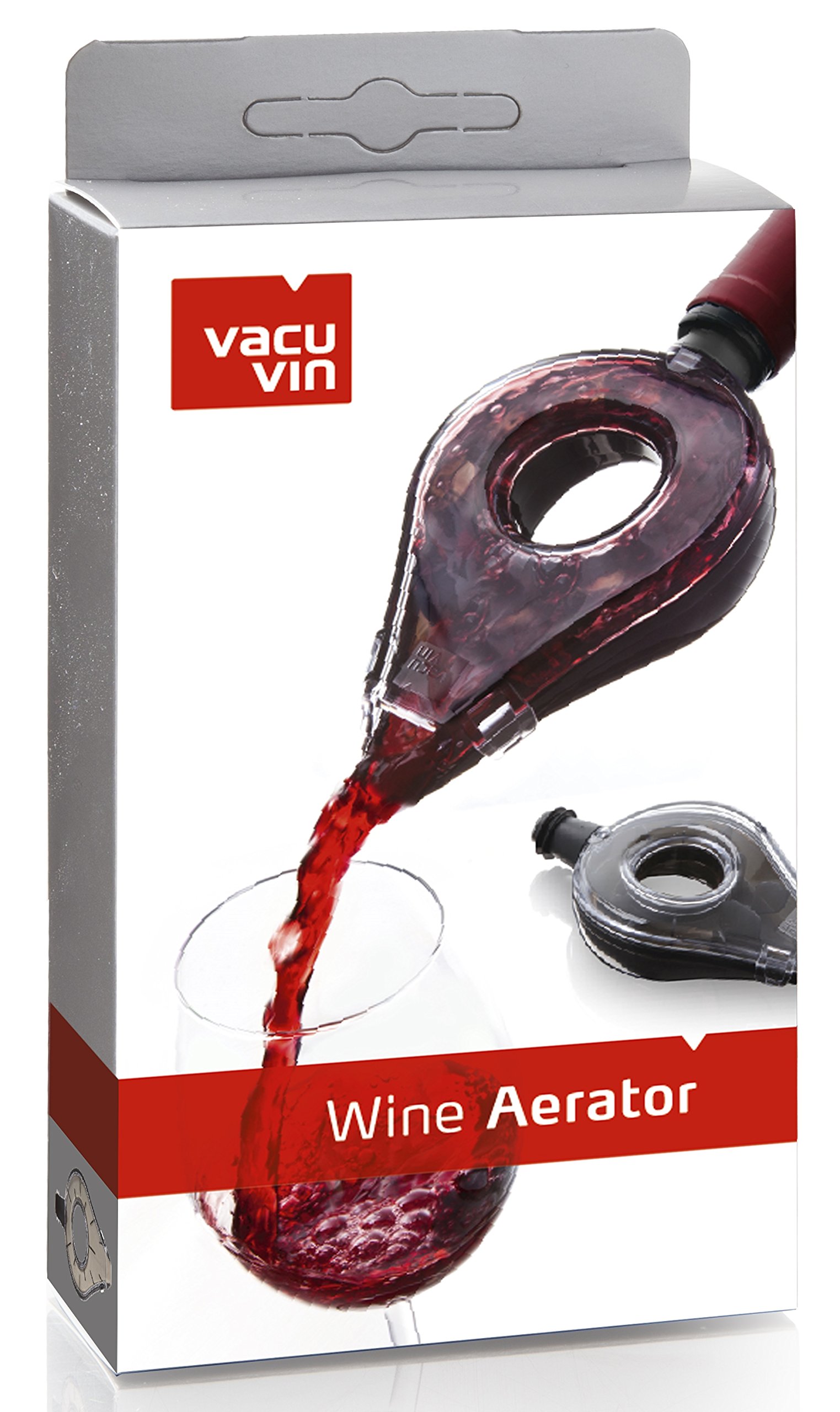 Vacu Vin Wine Aerator - Dark Gray - Enhance Your Wine's Flavor with the Innovative Vacu Vin Aerator