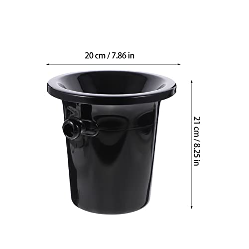 Hemoton 3Pcs Wine Tasting Spittoons Wine Spittoons Wine Dump Buckets Champagne Bucket Spit Wine Barrels Cold Wine Barrels Ice Bucket (Black)