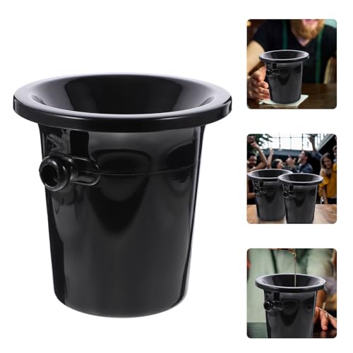 Hemoton 3Pcs Wine Tasting Spittoons Wine Spittoons Wine Dump Buckets Champagne Bucket Spit Wine Barrels Cold Wine Barrels Ice Bucket (Black)