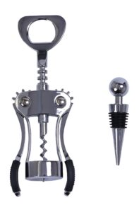 select culinary premium corkscrew and wine stopper set