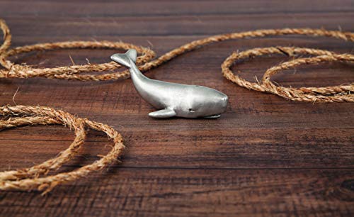 Twine Moby Whale Pewter Novelty Bottle Openers, Metallic