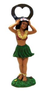 hula girl in dancing pose bottle opener