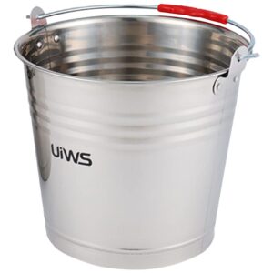 zerodeko stainless steel bucket galvanized bucket with lid industrial bucket circle vase galvanized buckets portable water kettle dog kennel bucket baby metal plastic wastebasket