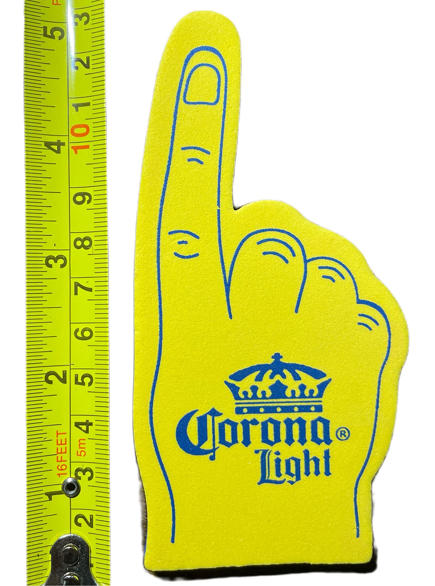 Corona Light Mini Foam Finger | Two Sided | 5" Long