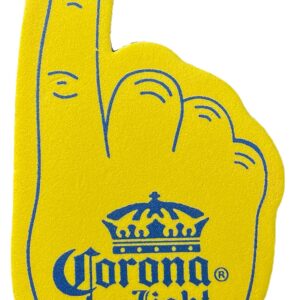 Corona Light Mini Foam Finger | Two Sided | 5" Long