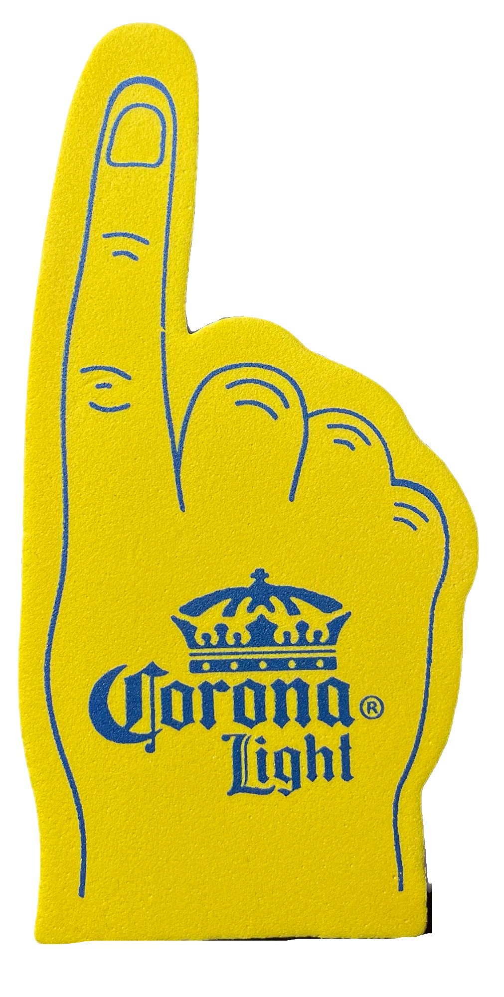 Corona Light Mini Foam Finger | Two Sided | 5" Long