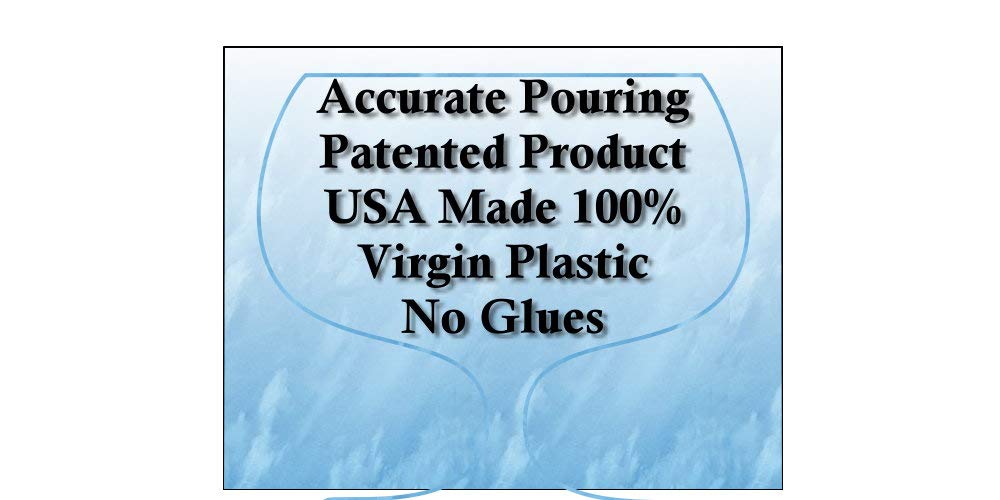 Precision Pour Measured Pourers With BUG & DUST FLAP 1-1/4 Oz"BLUE" Measured Pour. #1 Selling Brand- 10 Per Pack, Made entirely in the USA 1.25 oz