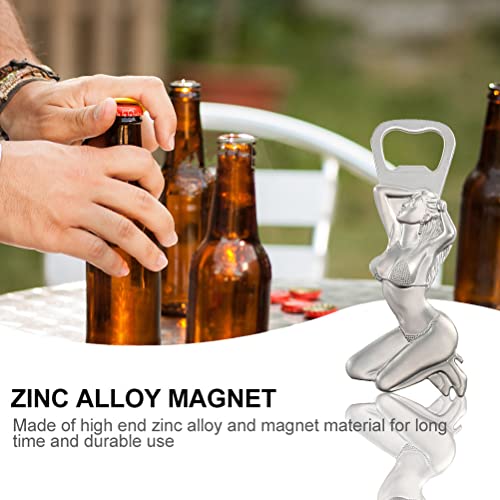 Cabilock Fridge Magnet Decoration Decorative Women Magnetic Bottle Opener Creative Fridge Magnet Beer Opener