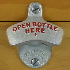 open bottle here starr x wall mount bottle opener new!