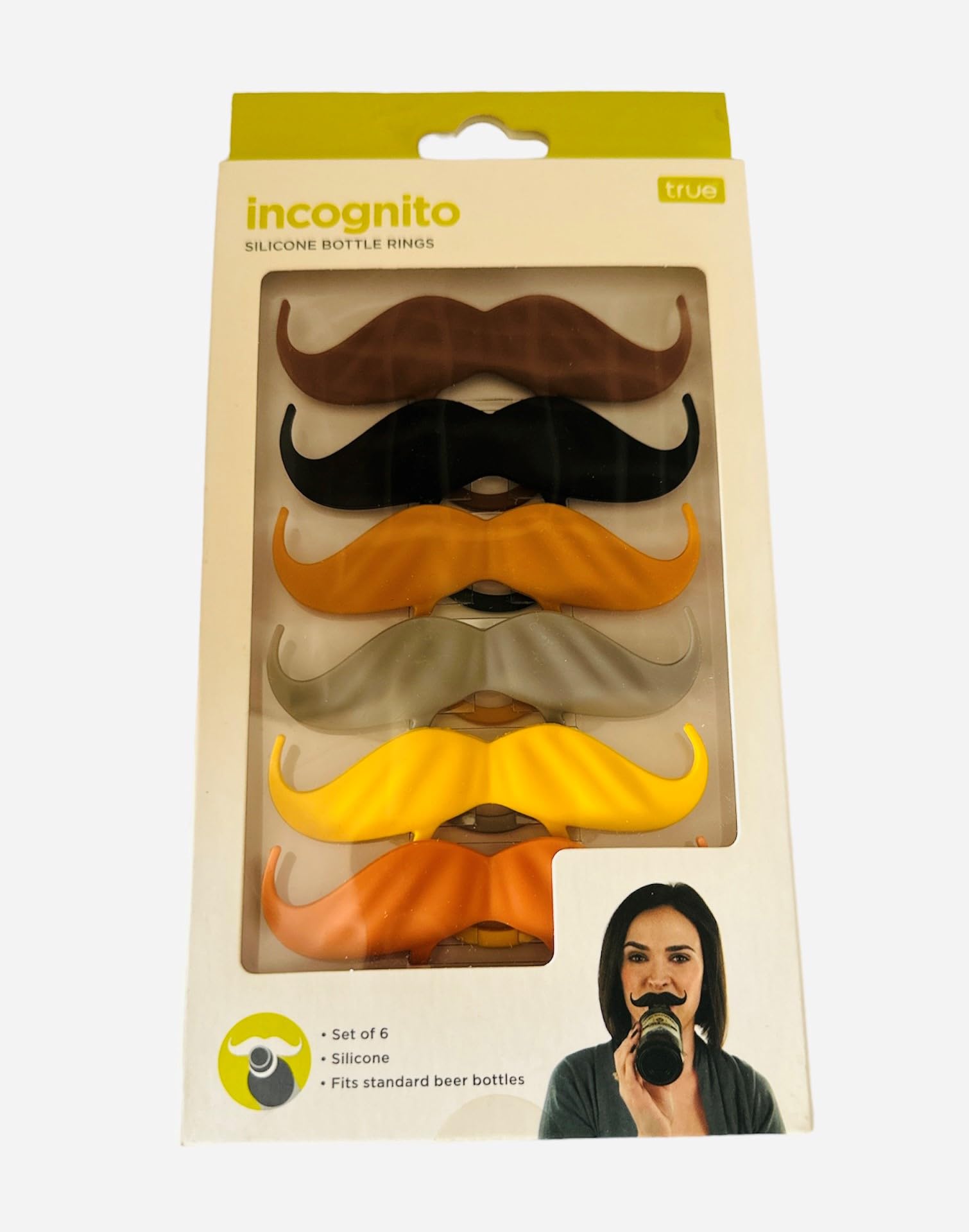 True Incognito Multicolored Silicone Bottle Marker