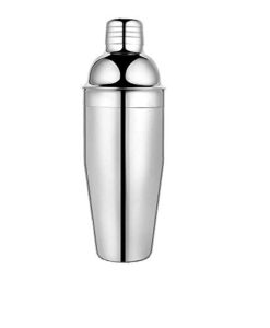 cocktail shaker 750 ml, bar shaker, cocktail tin, large boston shaker, 304 grade stainless steel cocktail shaker, martini shaker set, drink shaker built-in strainer,