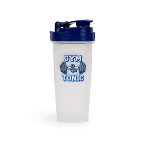 "Gym & Tonic" Plastic Shaker Bottle | Holds Ounces