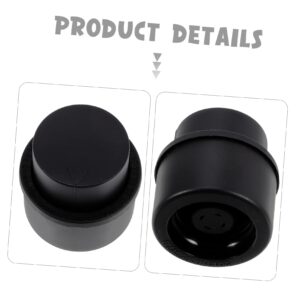 Zerodeko 2pcs Silicone Beverage Stoppers Reusable Soda Champagne Round Bottle Fizz Carbonation Sealer Inflatable Tight in Plugs Airtight Frizzy Beer Days Vacuum Wine to Cover Bar