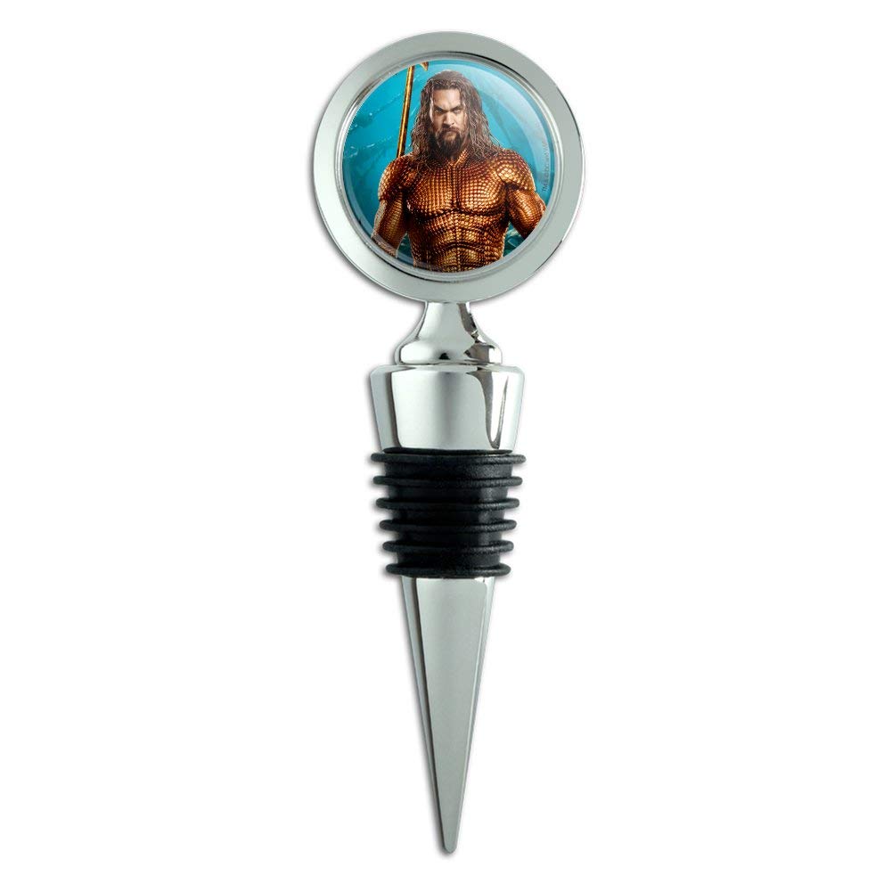 Aquaman Movie Jason Mamoa Full Costume Wine Bottle Stopper