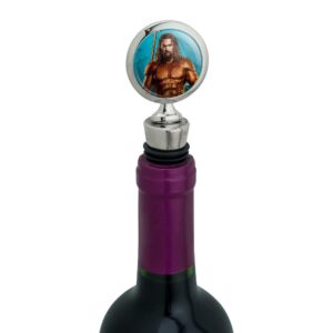 Aquaman Movie Jason Mamoa Full Costume Wine Bottle Stopper