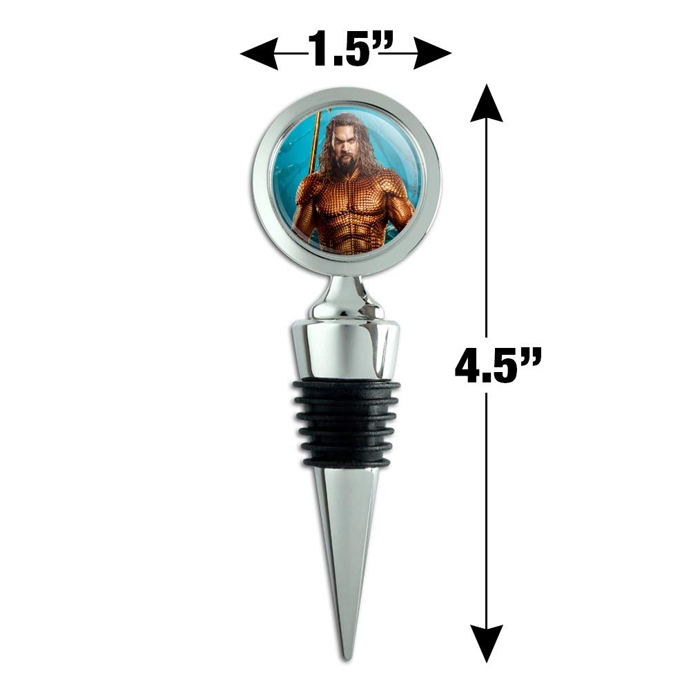 Aquaman Movie Jason Mamoa Full Costume Wine Bottle Stopper