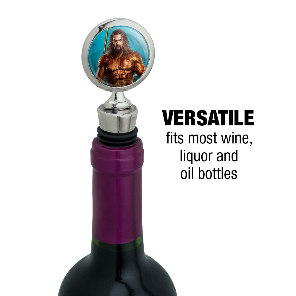 Aquaman Movie Jason Mamoa Full Costume Wine Bottle Stopper