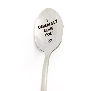 anniversary birthday gifts for couples gifts for husband wife i cerealsly love you spoon gift for boyfriend girlfriend christmas gifts for couples funny gifts for women men