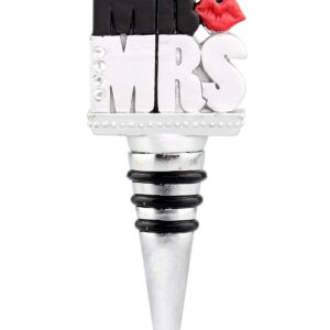 Top Shelf Mrs. Wine Stopper, 6.5", Multicolor