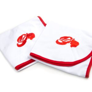 Nantucket Seafood Cotton Lobster Bibs, 0.125 x 14 x 21 inches