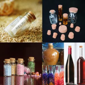20Pcs Tapered Cork Plugs Wooden Wine Corks Stoppers Reusable Sealing Stopper for Bottle Bar DIY Crafts Kitchen Accessories (24x19x25mm)
