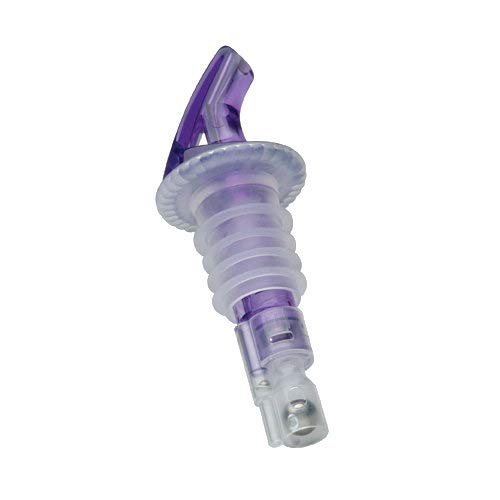 1/4 oz Purple (PP-14P-3PK) Measured Liqour Pourer - Precision Pour Liquor & Wine Bottle Pour Spout - (3 Pk) 100% USA Made - Pour The Perfect Cocktail with Our No Leak Bottle Spouts, Size 0.25 oz