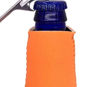 Blank Neoprene Beer Bottle Coolie with Opener (Variety Color 6 Pack)