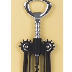 Fantes Rubber-Touch Wing Corkscrew, Made in Italy, 6.75-Inches x 2.625-Inches, The Italian Market Original since 1906