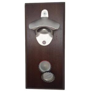 yaekoo magnetic bottle opener - cap catcher, wall-mounted, refrigerator magnet