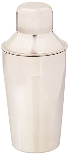 Winco 3-Piece Cocktail Shaker Set, 10-Ounce,Stainless Steel,Medium