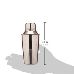 Winco 3-Piece Cocktail Shaker Set, 10-Ounce,Stainless Steel,Medium