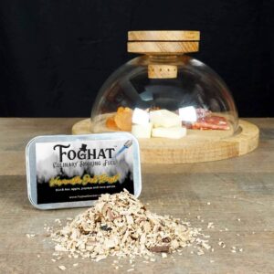 Foghat Cocktail Smoker Wood Chips - 4oz Vermouth Oak Roast Shavings for Smoker, Whiskey & Drink Infuser Kit - Culinary Wood Smoking Chips for Hand Held Food Smoke Gun & Bourbon Drink Glass Smoker