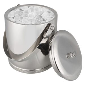 Zap Impex stainless steel double wall ice container with lid 1.30 Ltr.