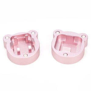 Wuque Mini Bear Aluminum Switch Opener for Cherry MX and Kailh Style Opener with Metal Magnet Pink