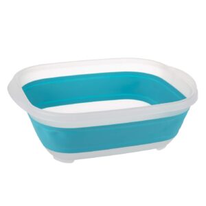 prepworks large collapsible tub, turquoise