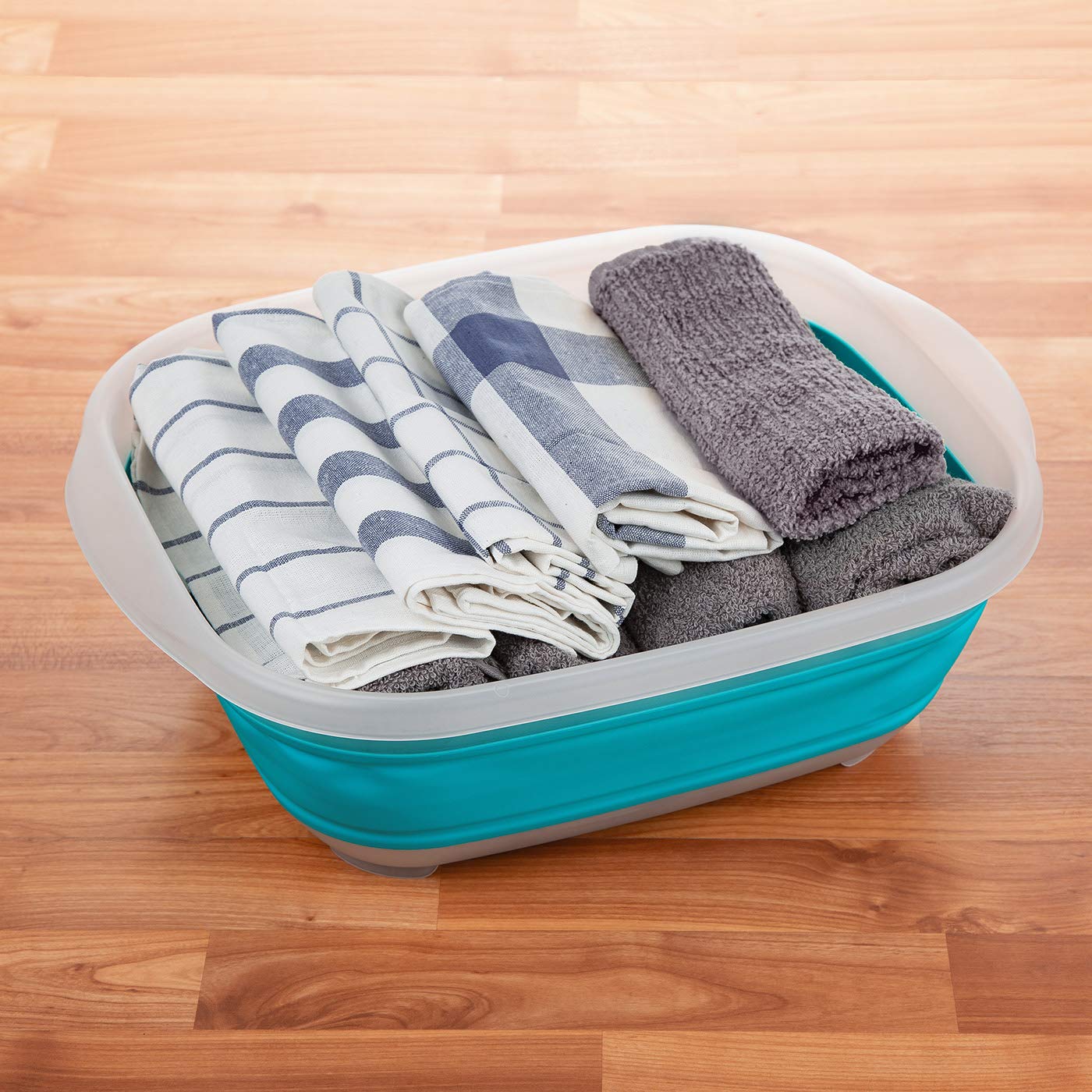 PrepWorks Large Collapsible Tub, Turquoise