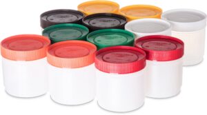 cfs ps502n00 stor n' pour pint backup caps, 16 oz. capacity, assorted