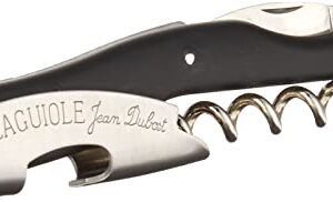 Jean Dubost Laguiole Wine Waiter with Handle in a Metal Box, Black