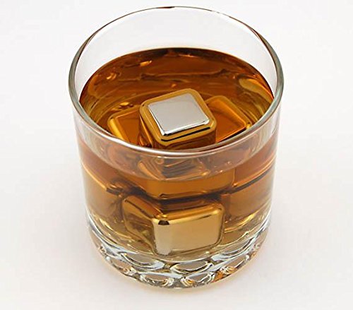 Surgical Grade Steel Whiskey Stones - BEST - Whiskey Rocks Ice cubes - 100%