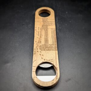 MARAUDERS MAP Engraved Wood Bottle Opener | Inspired by Harry Witches Wizard Magic Potter | Double Sided Engraving | Great Fantasy Gift Idea!