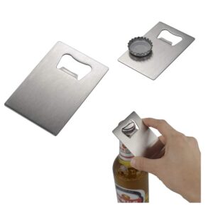 Ramddy Stainless Steel Credit Card Bottle Opener, 6 Packs