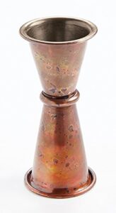 american metalcraft acja antique copper jigger, 0.75 oz. x 1.25 oz.